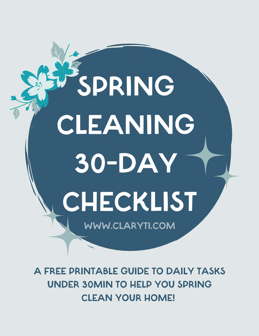 30-Day Spring Cleaning Checklist